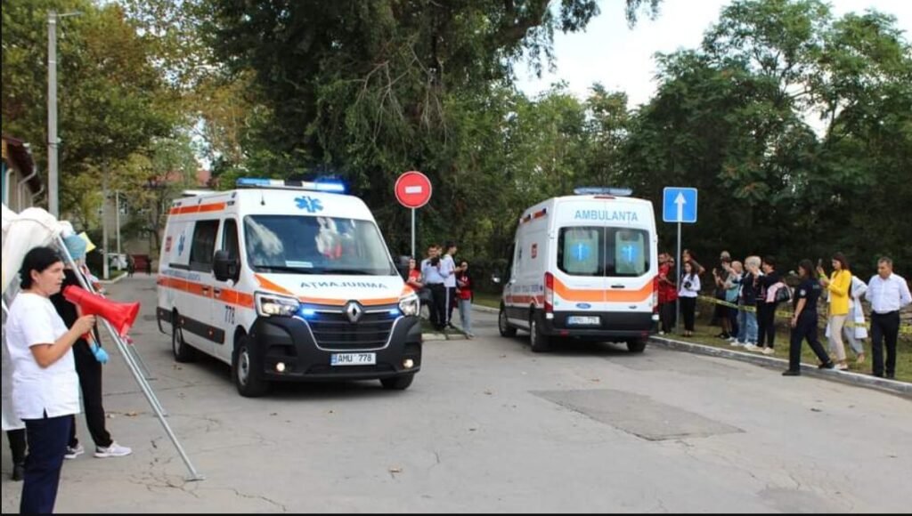 Au simulat o situație excepțională la Orhei. Cum s-au descurcat cu misiunea echipele medicale de urgență