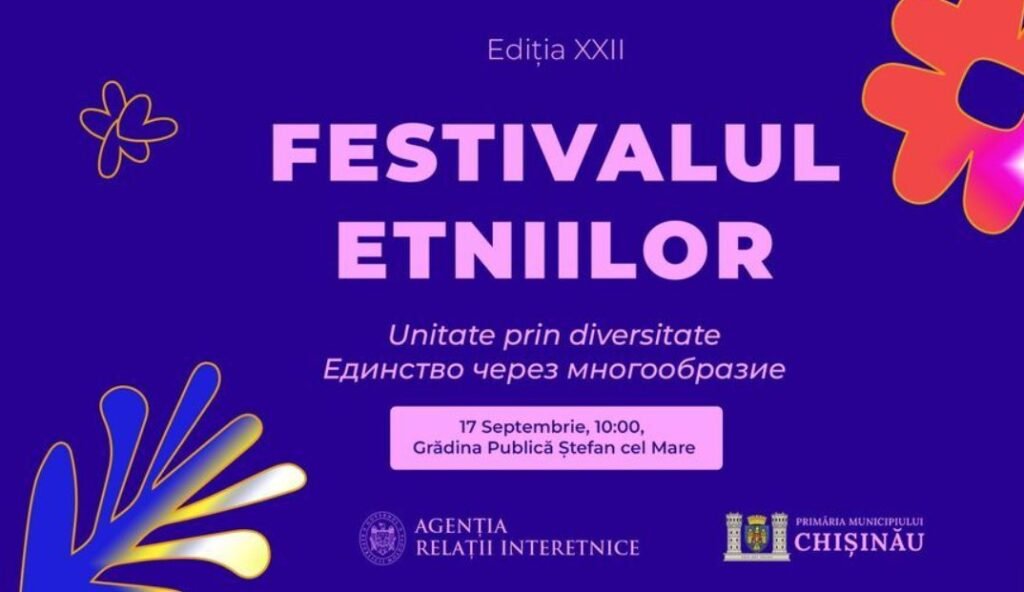 „Unitate în diversitate” - cea de-a XXIII-a ediție a Festivalului Etniilor se va desfășura pe 15 septembrie în centrul capitalei