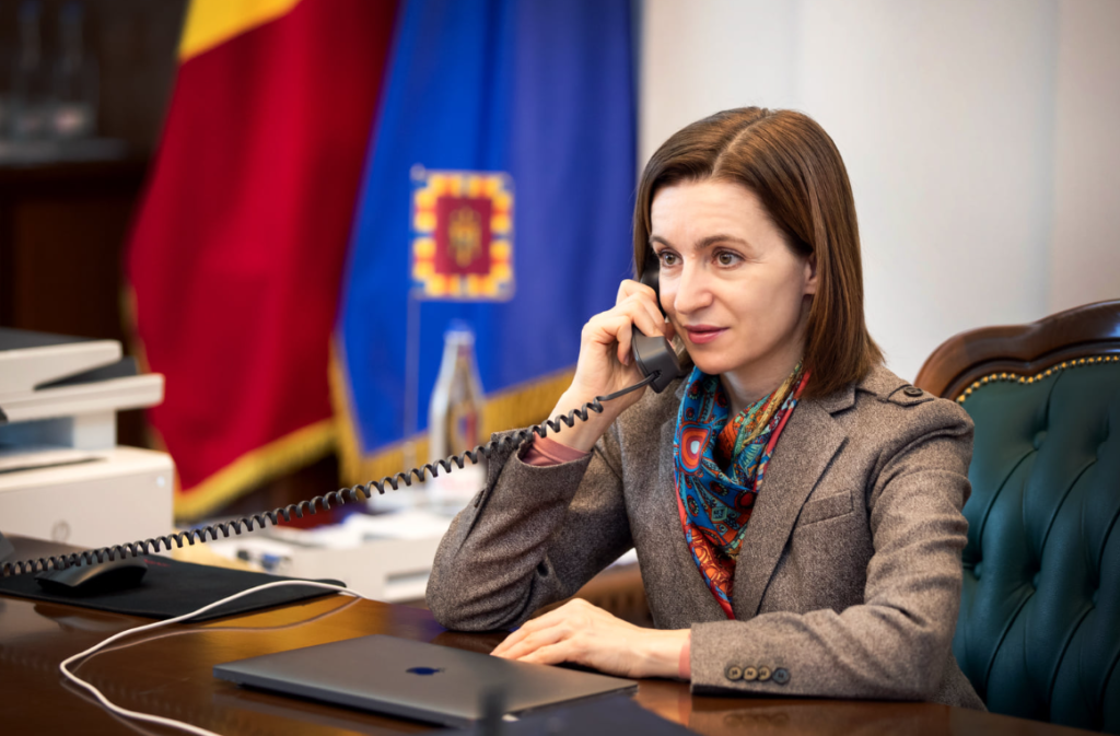 maia sandu a avut o conversatie telefonica
