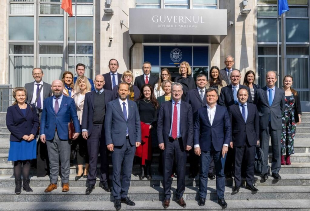 Dorin Recean, în discuții cu ambasadorii Comitetului pentru Politică şi Securitate al Consiliului Uniunii Europene 