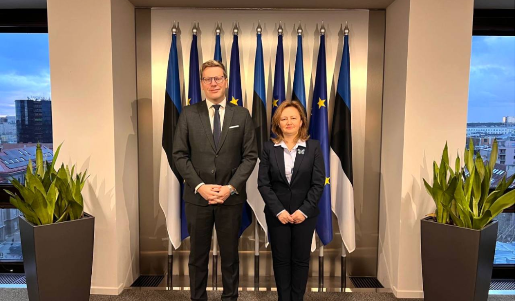 O nouă rundă de consultări politice moldo-estoniene, prezidată de Secretarul de stat Carolina Perebinos 1 consultari politice