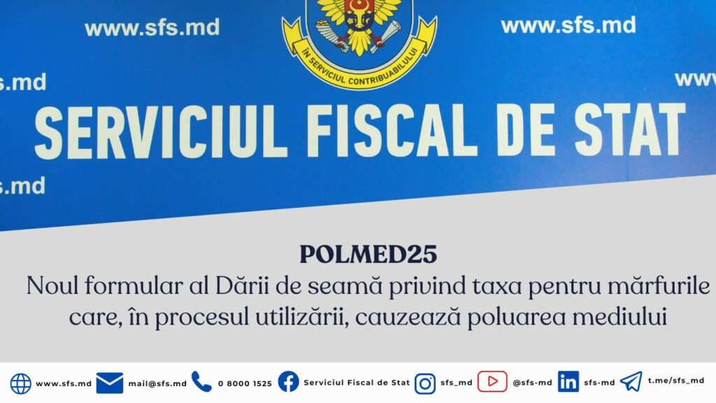 A fost aprobat noul formular al Dării de seamă privind taxa pentru mărfurile care cauzează poluarea mediului 1 A fost aprobat noul formular al Dării de seamă privind taxa pentru mărfurile care cauzează poluarea mediului