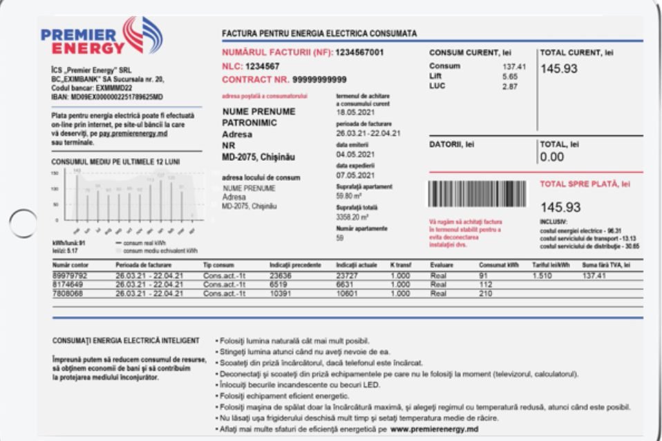 Compensațiile pentru energie electrică vor fi acordate direct în factură