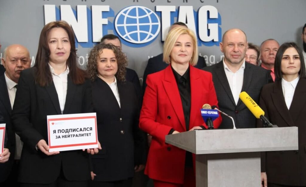 Partidul Republican „Inima Moldovei” condus de Irina Vlah pornește colectarea semnăturilor sub textul unei Declaraţii-Apel privind neutralitatea țării