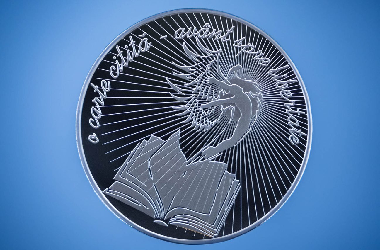 De Ziua Națională a Lecturii, Banca Națională a Moldovei pune în circulație o monedă jubiliară dedicată cărții