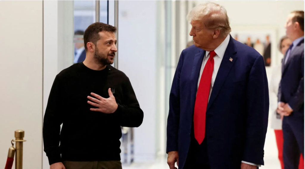 donald trump cu vladimir zelenski