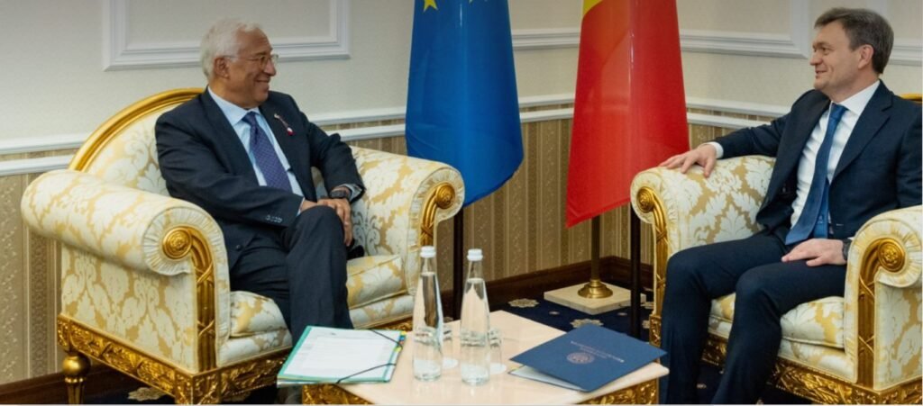 Dorin Recean a avut o întrevedere cu președintele Consiliului European, António Costa