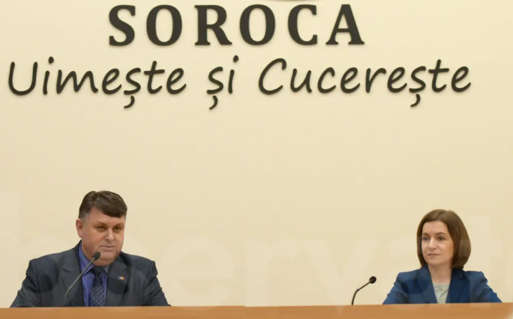 maia sandu si locuitorii din soroca