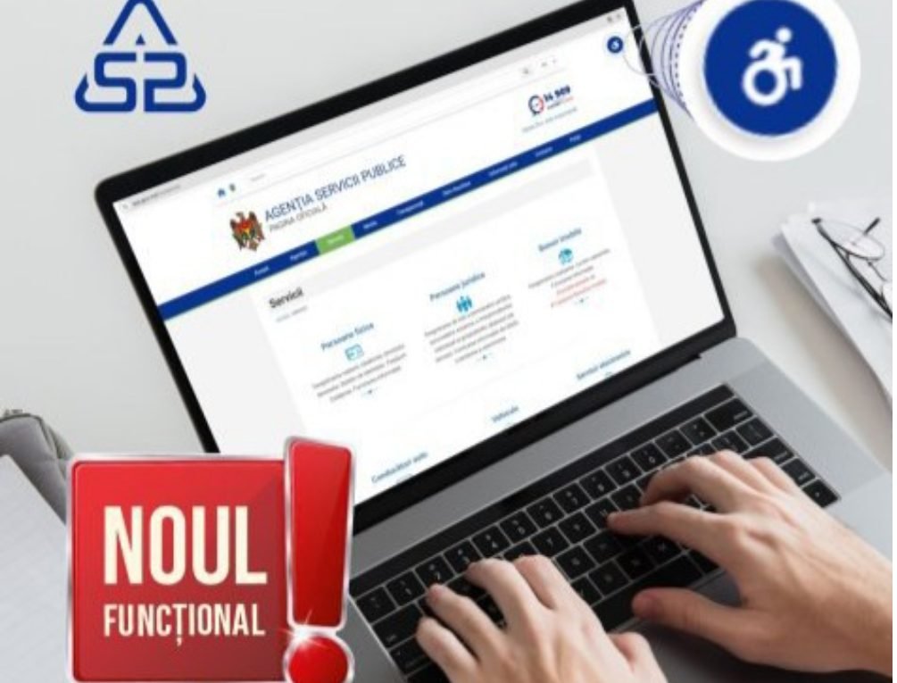 Site-ul Agenţiei Servicii Publice este accesibil şi pentru persoanele cu nevoi speciale