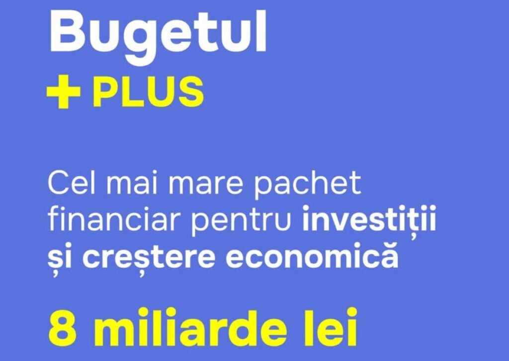 Dorin Recean: "Bugetul +PLUS, în valoare de 8 mlrd. de lei – cel mai mare pachet financiar alocat vreodată pentru investiții și creștere economică" 1 Dorin Recean: "Bugetul +PLUS, în valoare de 8 mlrd. de lei – cel mai mare pachet financiar alocat vreodată pentru investiții și creștere economică"