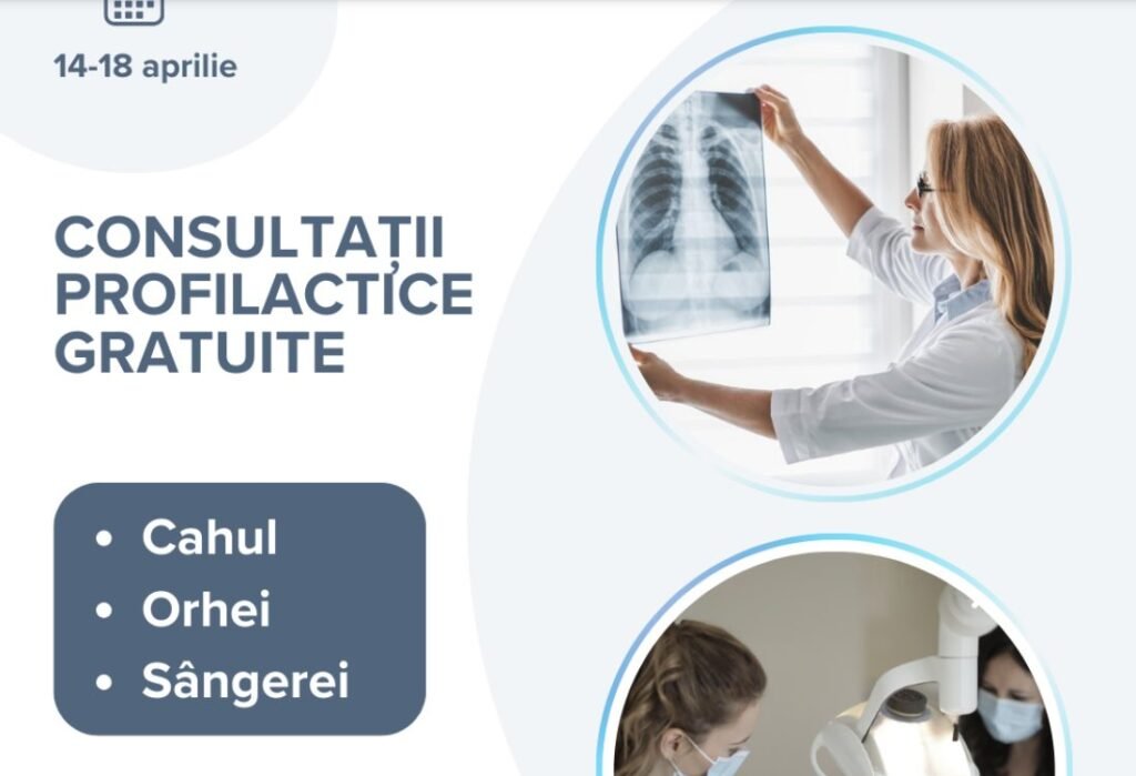 Echipele mobile de medici specialiști vor oferi consultații gratuite în mai multe instituții medicale din Cahul, Orhei și Sângerei