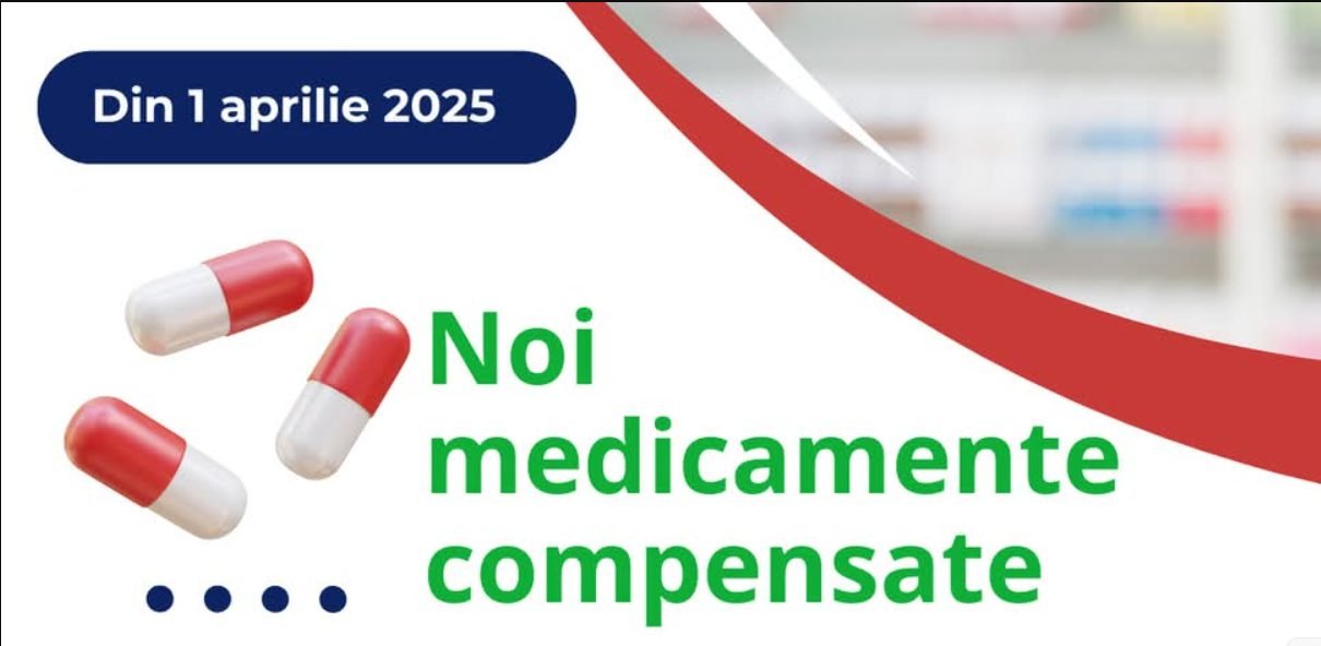 Noi medicamente compensate din fondurile de asigurare medicală obligatorie, începând cu 1 aprilie