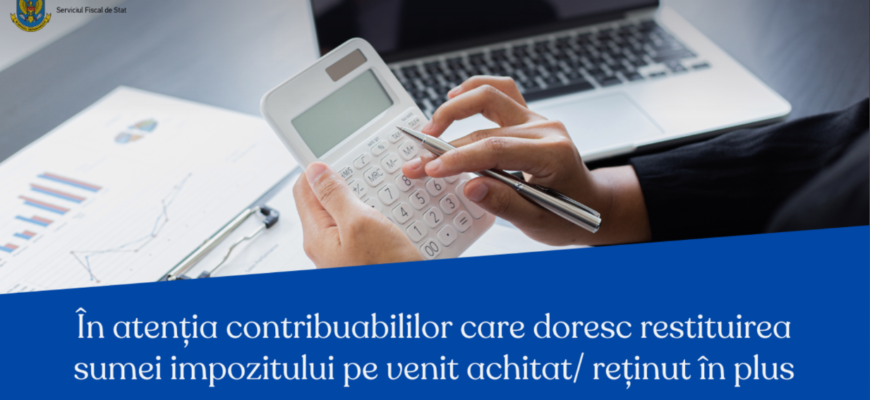 restituirea impozitului