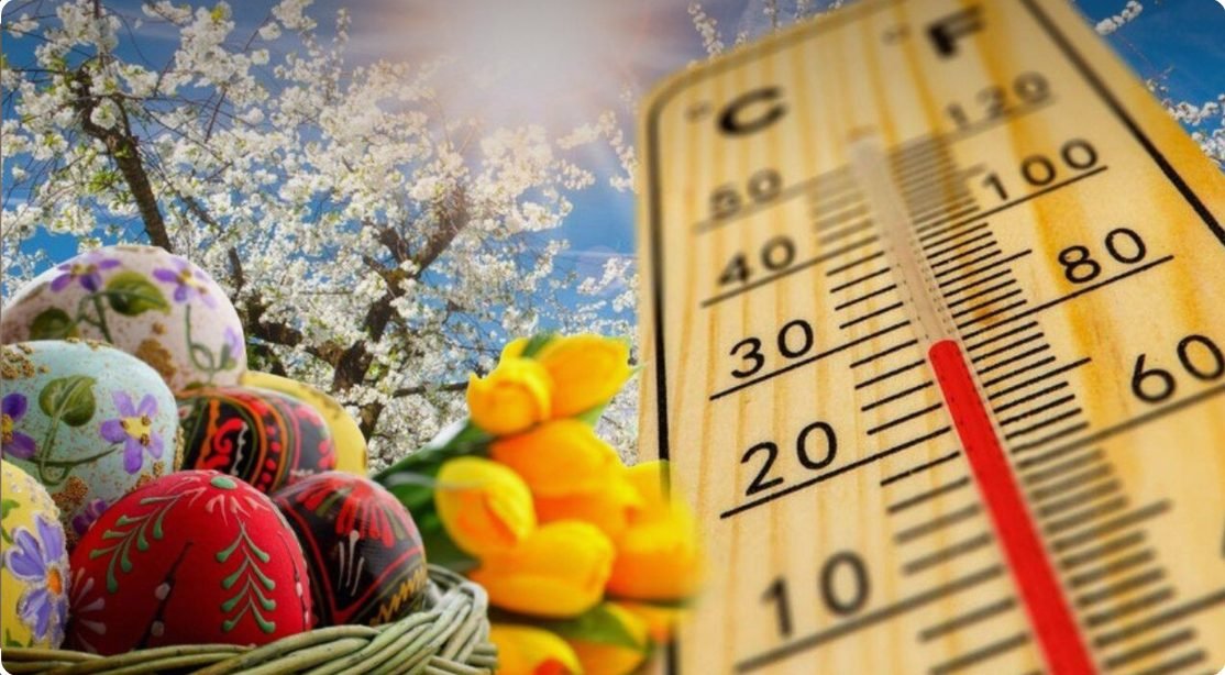 Sâmbăta mare și ziua de Paști aduc temperaturi blânde