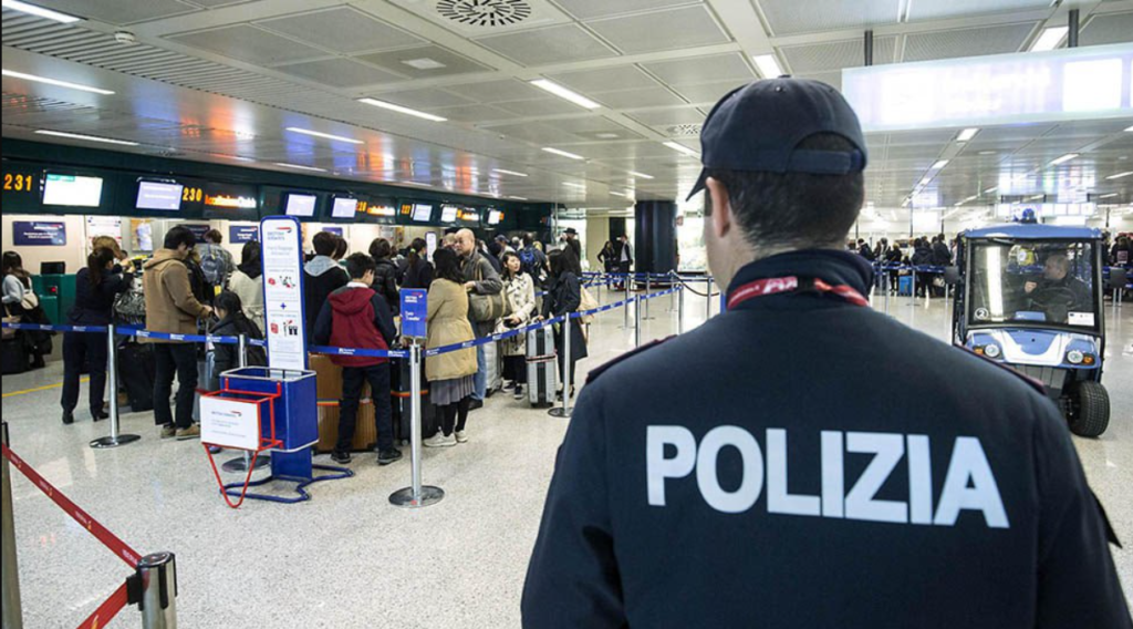arestat pe aeroportul din bologna