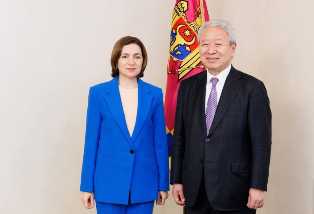 maia sandu cu tanaka akihiko