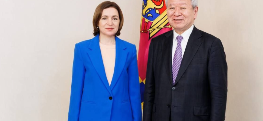 maia sandu cu tanaka akihiko