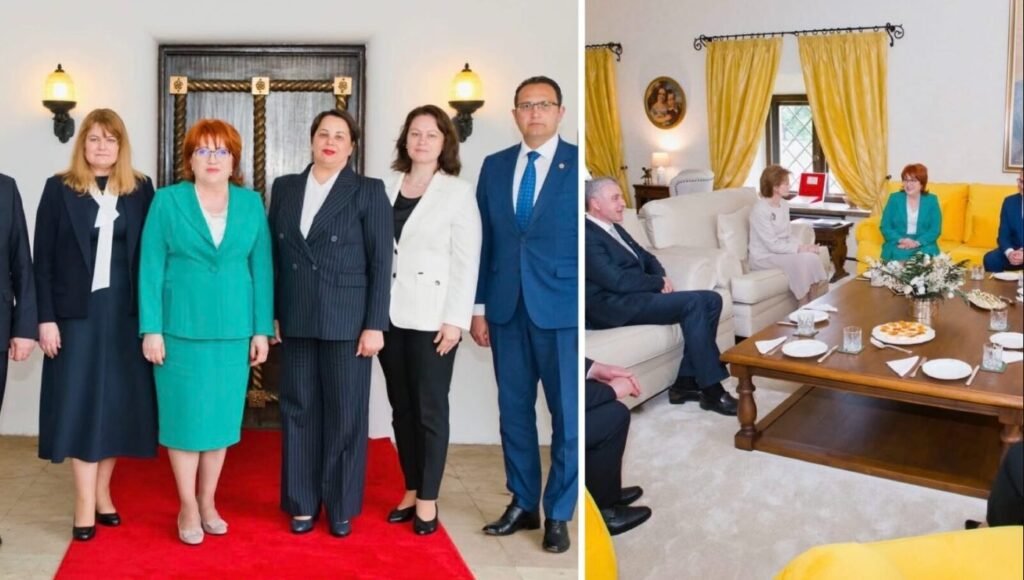 Judecătorii Curții Constituționale a Republicii Moldova, primiți la Palatul Elisabeta de Custodele Coroanei României