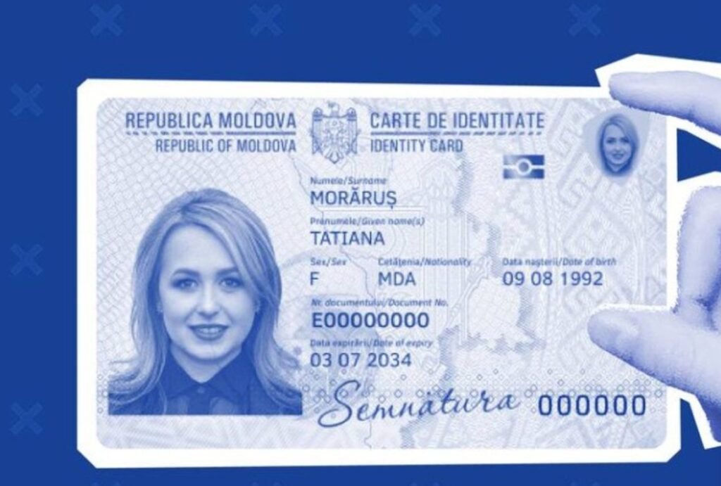 Peste 100.000 de moldoveni au primit gratuit noua carte de identitate