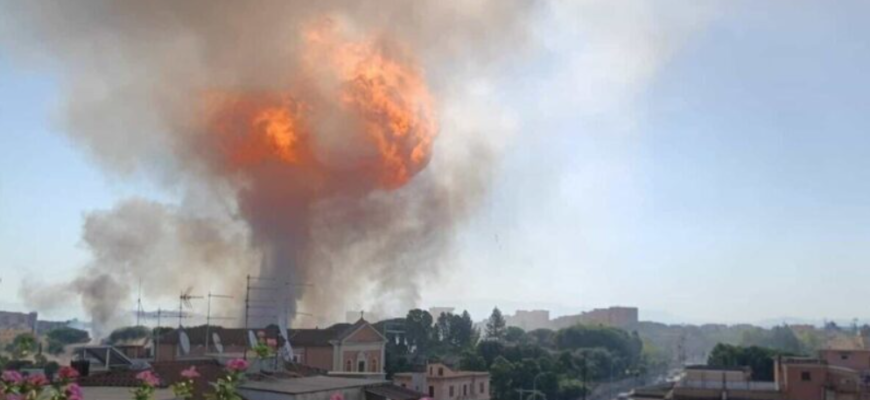 explozie puternica la o statie de alimentare