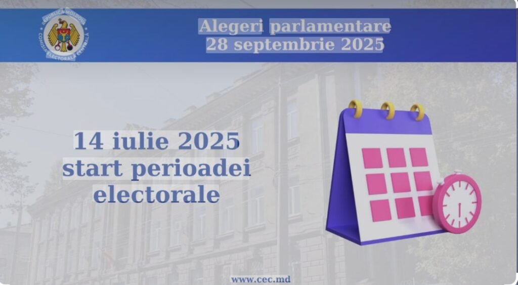 Astăzi începe perioada electorală pentru alegerile parlamentare din 28 septembrie 2025 1 Astăzi începe perioada electorală pentru alegerile parlamentare din 28 septembrie 2025