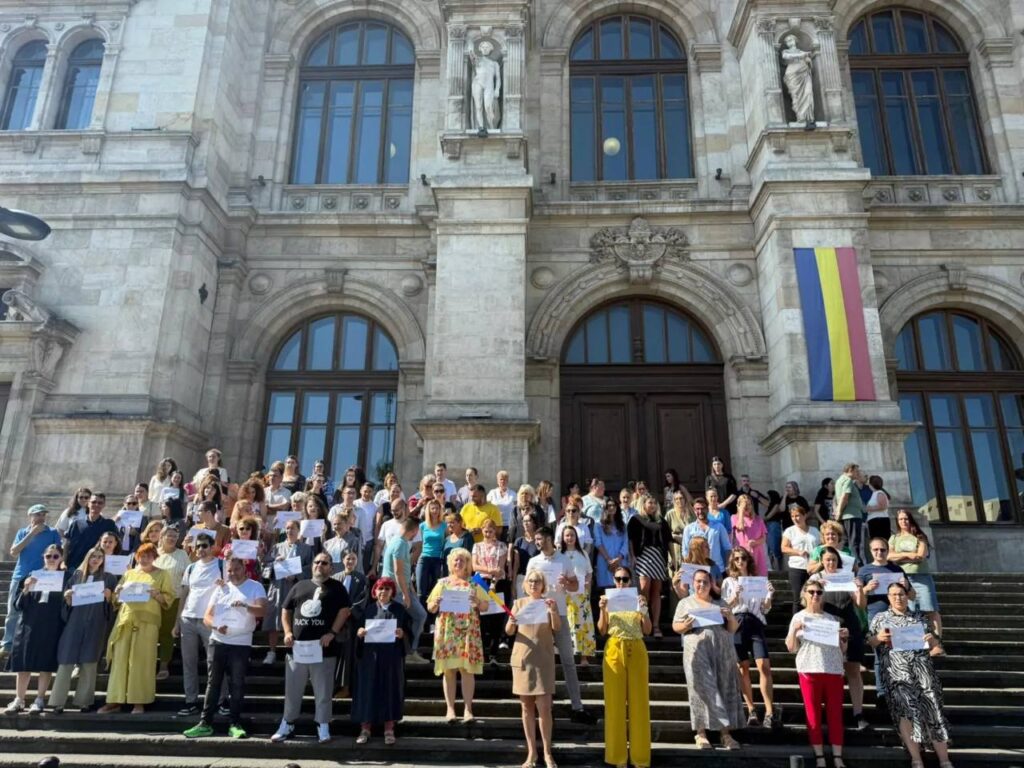Proteste în lanț în România, după reducerea sporurilor și a concediilor pentru bugetari 1 proteste in lant in romania