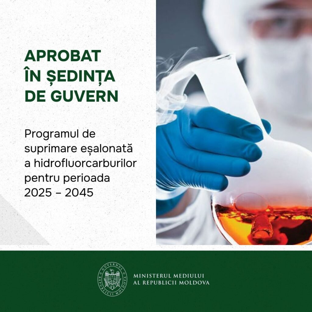 Programul de suprimare a hidrofluorcarburilor pentru perioada 2025 – 2045 a fost aprobat de Guvern 1 Programul de suprimare a hidrofluorcarburilor pentru perioada 2025 – 2045 a fost aprobat de Guvern