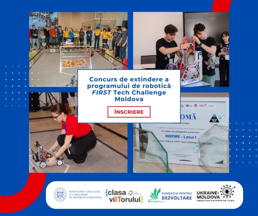 Ministerul Educației anunță concurs de selectare a cinci școli care vor participa în programul internațional FIRST Tech Challenge