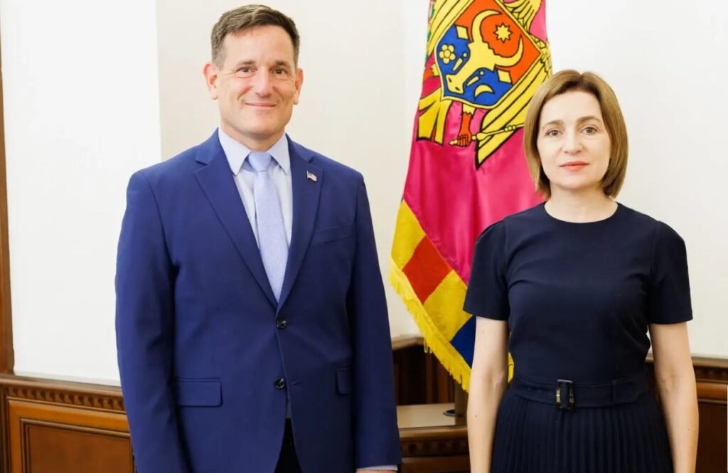Maia Sandu s-a întâlnit cu noul însărcinat cu afaceri ad interim al Statelor Unite ale Americii, Nick Pietrowicz