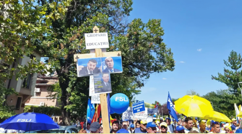 cadre didactice din toata tara au protestat