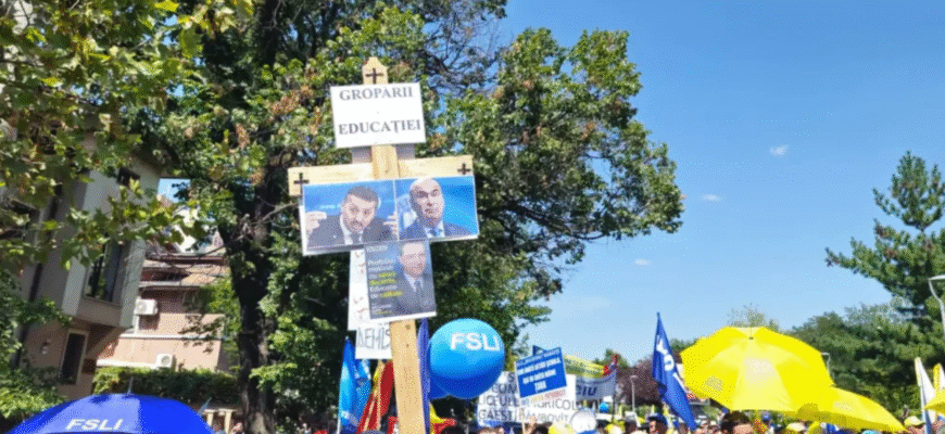 cadre didactice din toata tara au protestat