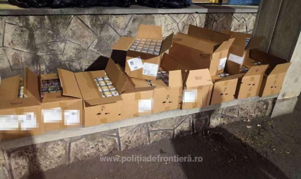 Polițiștii de frontieră Constanța au descoperit țigări de contrabandă de 100.000 lei într-un camion din Republica Moldova