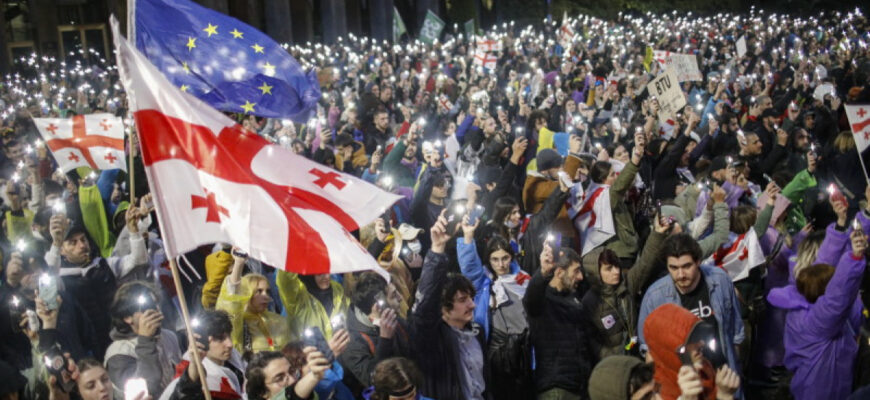 casa alba ar putea reevalua relatia cu georgia dupa adoptarea unei legi privind agentii straini 71198600