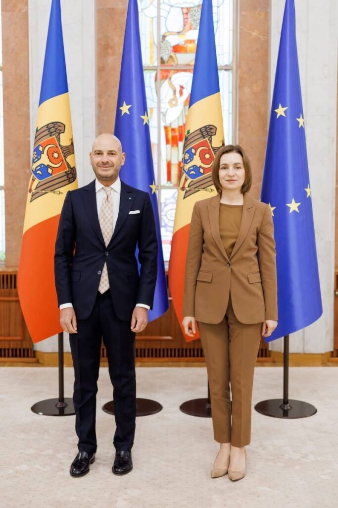 Maia Sandu a primit astăzi scrisorile de acreditare din partea a opt noi ambasadori agreați