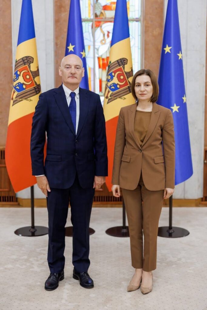 Maia Sandu a primit astăzi scrisorile de acreditare din partea a opt noi ambasadori agreați