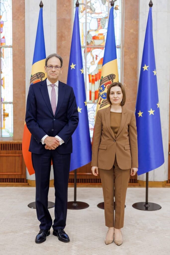Maia Sandu a primit astăzi scrisorile de acreditare din partea a opt noi ambasadori agreați