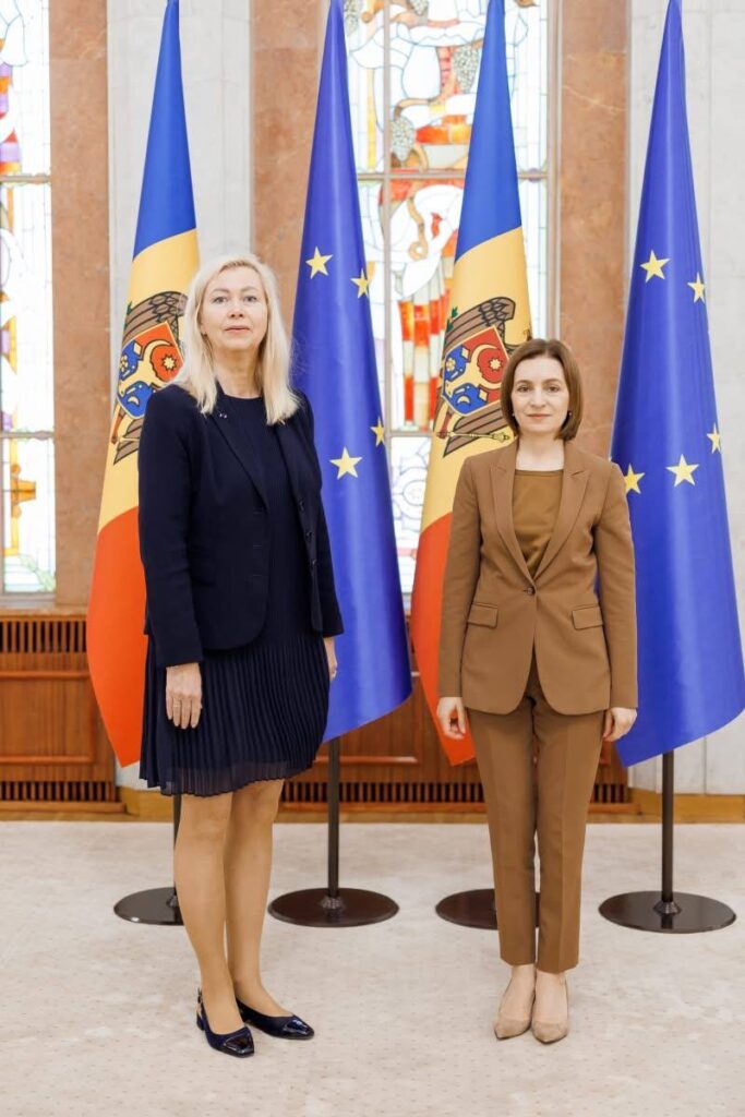 Maia Sandu a primit astăzi scrisorile de acreditare din partea a opt noi ambasadori agreați