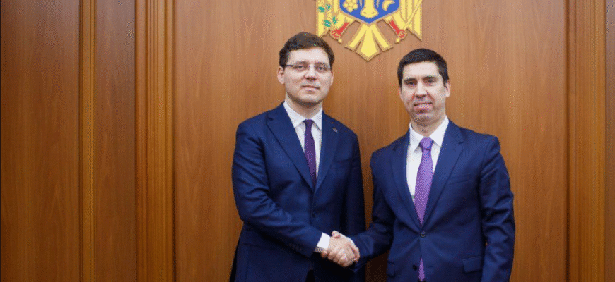 Mihai Popșoi a avut o întrevedere cu vicepreședintele Parlamentului European, Victor Negrescu, aflat într-o vizită de lucru la Chișinău 1 aflat intr o vizita de lucru