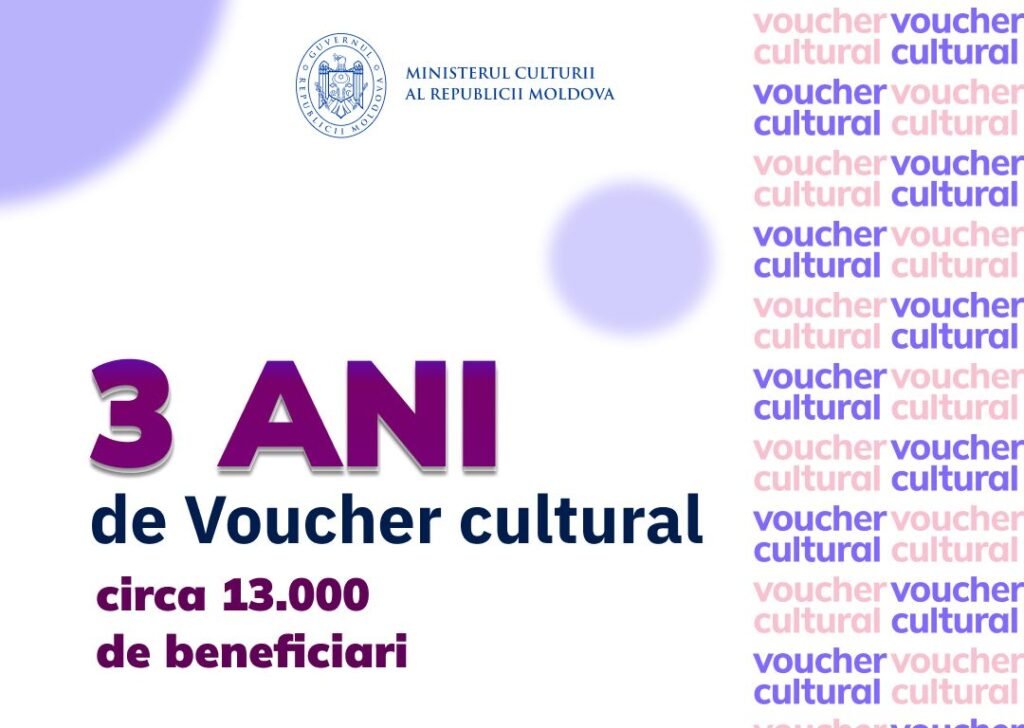 Circa 13 mii de tineri au beneficiat de vouchere culturale în cei trei ani de la lansarea programului 1 Circa 13 mii de tineri au beneficiat de vouchere culturale în cei trei ani de la lansarea programului