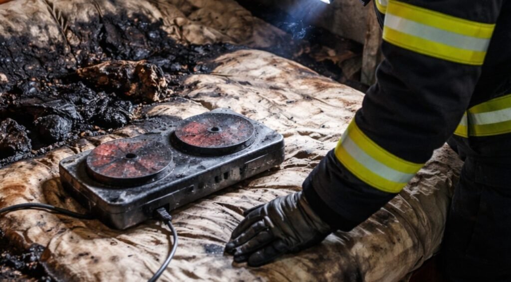 Un bărbat de 65 ani din Ruseștii Noi a decedat intoxicat după ce o plită electrică s-a aprins în urma supraîncălzirii