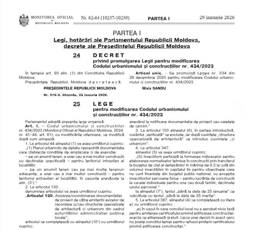Termenul-limită de înregistrare cadastrală a caselor individuale de locuit a fost extins cu doi ani 2 Termenul-limită de înregistrare cadastrală a caselor individuale de locuit a fost extins cu doi ani