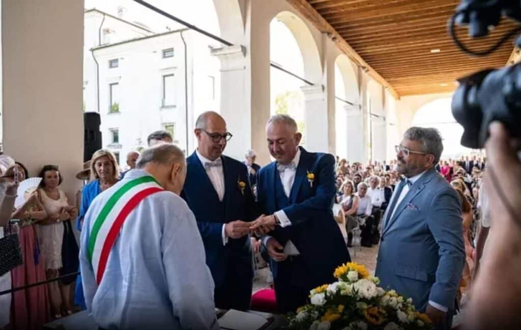 Doi primari din Italia și-au oficializat relația. Un europarlamentar a fost prezent la ceremonie