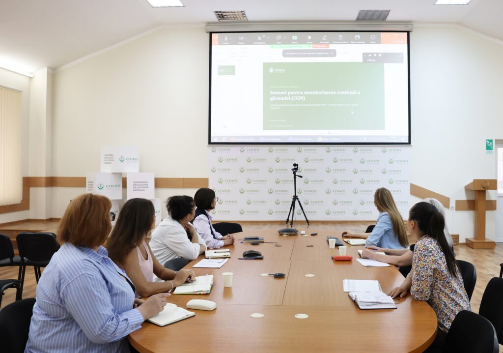CNAM organizează instruiri medicilor și farmaciștilor privind prescrierea senzorilor compensați pentru monitorizarea glicemiei 1 CNAM organizează instruiri medicilor și farmaciștilor privind prescrierea senzorilor compensați pentru monitorizarea glicemiei
