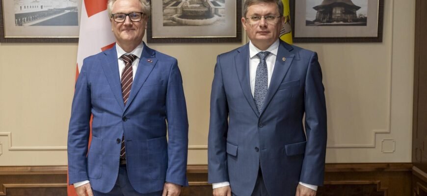 Președintele Parlamentului, Igor Grosu, a avut o întrevedere de rămas-bun cu directorul Biroului de Cooperare al Elveției, Guido Beltrani