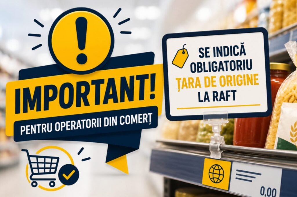 Din 10 august 2026 devine obligatorie afișarea țării de origine a produselor alimentare la indicatorul de preț 1 Din 10 august 2026 devine obligatorie afișarea țării de origine a produselor alimentare la indicatorul de preț