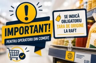 Din 10 august 2026 devine obligatorie afișarea țării de origine a produselor alimentare la indicatorul de preț