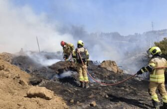 Salvatorii IGSU detașați în Grecia au intervenit la stingerea unui incendiu de vegetație în apropierea localității Derveni
