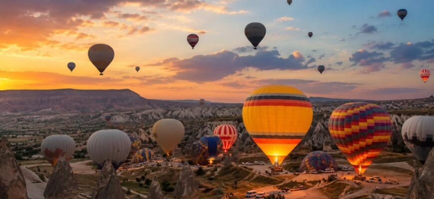 Cerul din Cappadocia va fi colorat de 30 de baloane cu aer cald la cea de-a șaptea ediție a festivalului