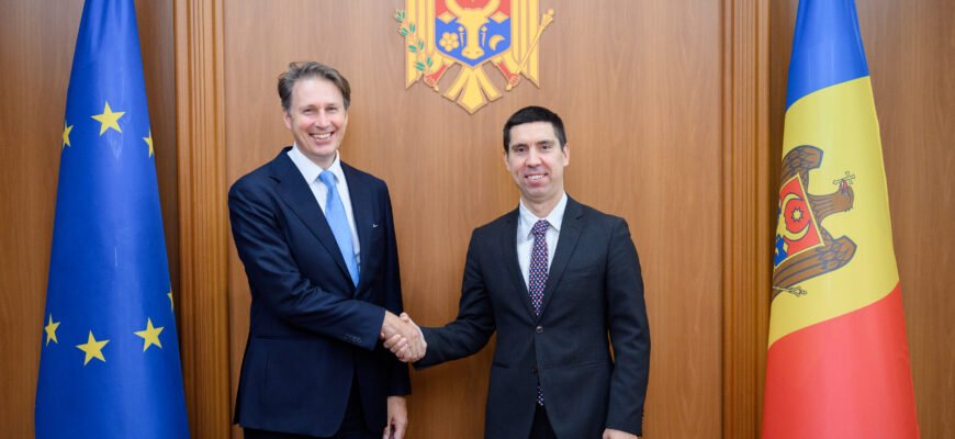 Mihai Popșoi a avut o întrevedere de rămas-bun cu ambasadorul Regatului Țărilor de Jos în Republica Moldova