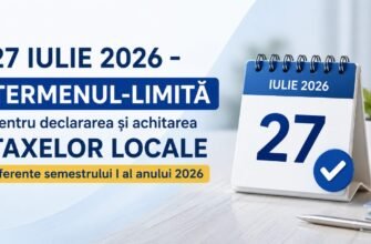 27 iulie - termenul-limită pentru declararea și achitarea taxelor 4 27 iulie - termenul-limită pentru declararea și achitarea taxelor
